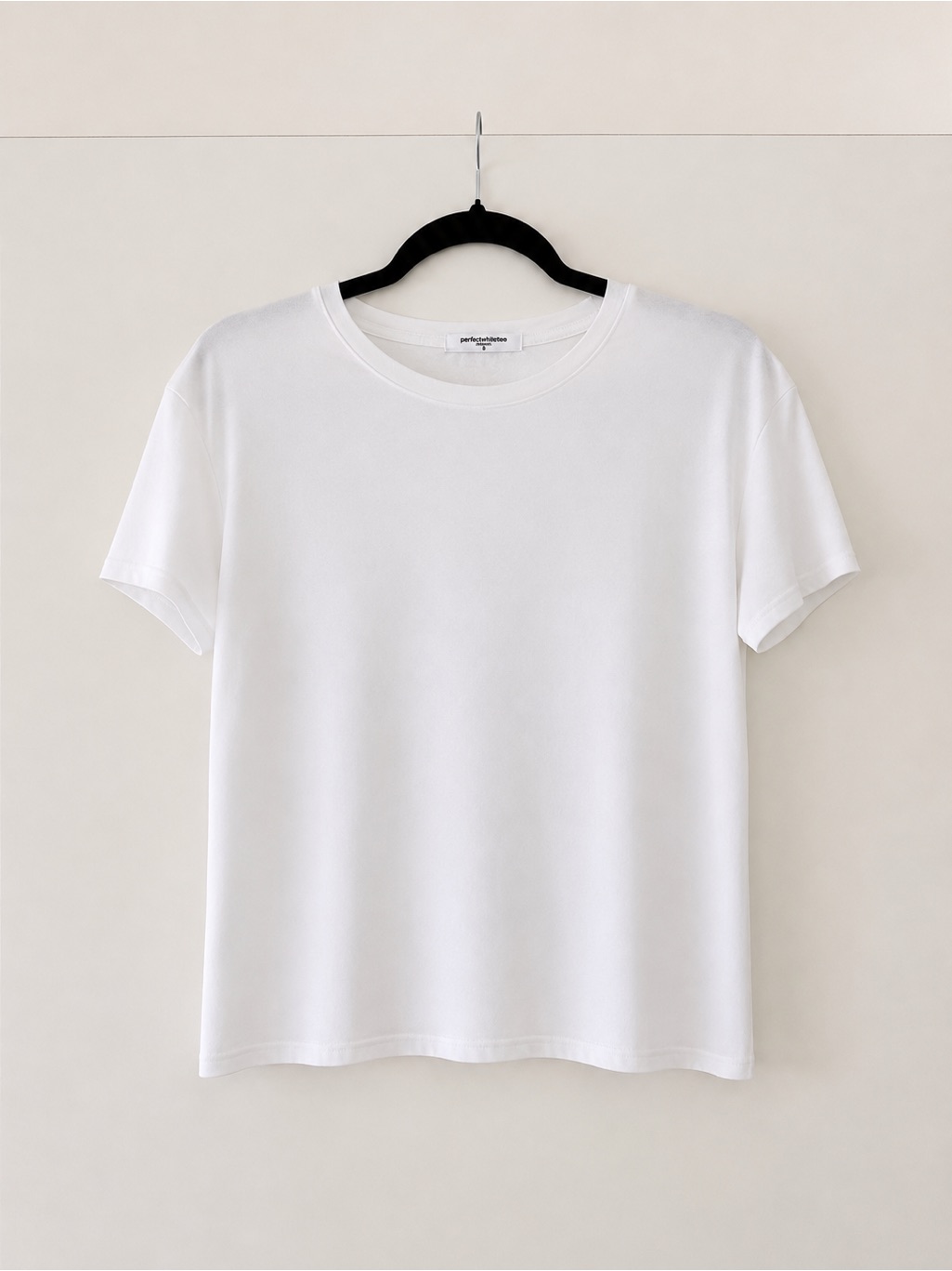 Nwot Perfectwhitetee Harley Crewneck Short Sleeve Tee In White | Small — image 3 of 8